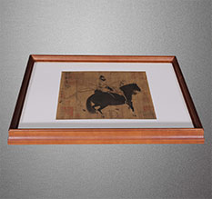 堆龙德庆书画装裱配框服务案例